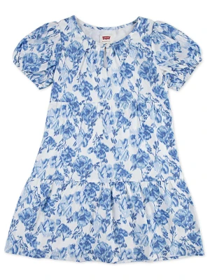 Levi's Kids Sukienka w kolorze biało-niebieskim rozmiar: 140