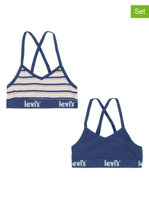 Levi's Kids Topy (2 szt.) w kolorze niebieskim rozmiar: 140-158