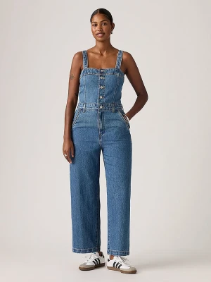 Levi's Kombinezon dżinsowy "Drea" w kolorze niebieskim rozmiar: M