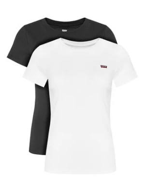 Levi's® Komplet 2 t-shirtów Essential 004AO-0000 Kolorowy Slim Fit