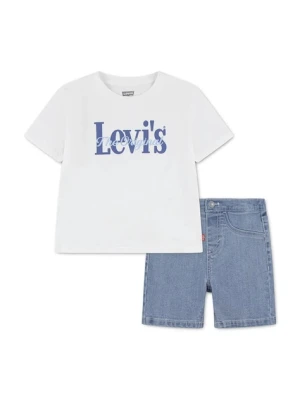 Levi's komplet niemowlęcy HD AOP LOGO TEE & SHORT SE