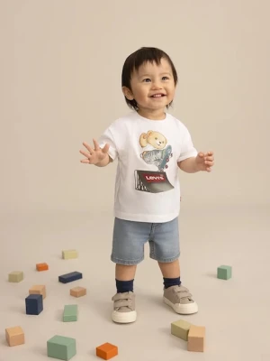 Levi's komplet niemowlęcy SKATER LEVI TEE & DENIM SE