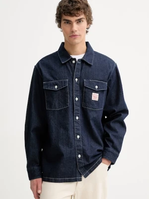 Levi's koszula bawełniana jeansowa LS WORKER - WW x WORKWEAR