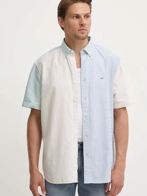 Levi's koszula bawełniana męska relaxed z kołnierzykiem button-down A9161