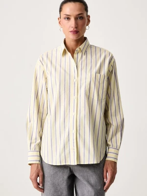 Levi's koszula damska bawełniana HARLIE NEW BF SHIRT żółty