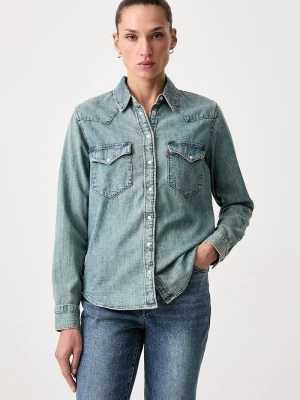 Levi's koszula damska jeansowa THE ULTIMATE WESTERN niebieski