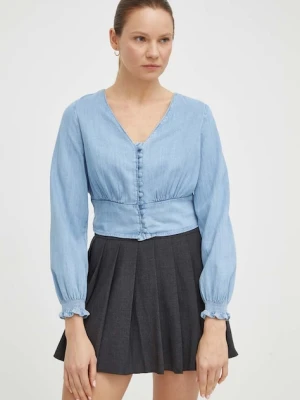 Levi's koszula damska kolor niebieski