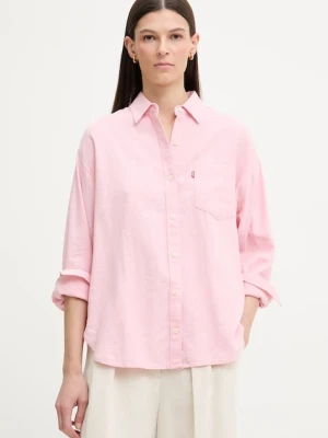 Levi's koszula damska z lnem HARLIE BOYFRIEND