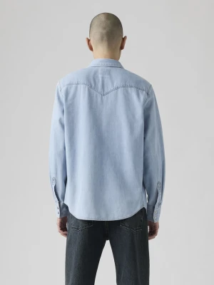 Levi's Koszula dżinsowa "Barstow" - Standard fit - w kolorze błękitnym rozmiar: L