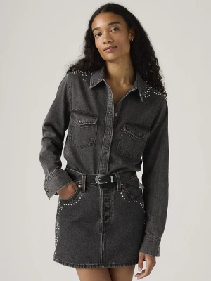 Levi's Koszula dżinsowa w kolorze antracytowym rozmiar: L