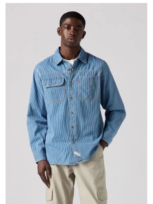 Levi's Koszula dżinsowa w kolorze niebiesko-białym rozmiar: S
