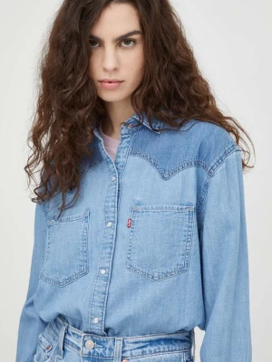 Levi's koszula jeansowa niebieski