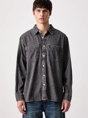 Levi's koszula męska jeansowa MARIPOSA WORKER szary