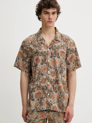 Levi's koszula męska kolor beżowy relaxed