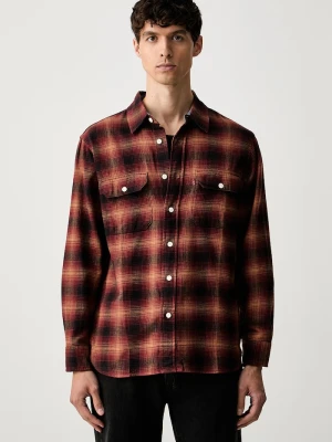 Levi's koszula sztruksowa CLASSIC WORKER pomarańczowy
