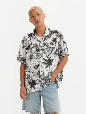Levi's Koszula w kolorze biało-brązowym rozmiar: L