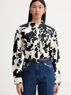 Levi's koszula x Toy Story damska kolor czarny relaxed z kołnierzykiem klasycznym 0034F