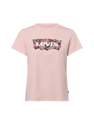 Levi's Koszulka damska Kobiety Bawełna beżowy nadruk,