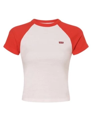 Levi's Koszulka damska Kobiety Bawełna biały|czerwony jednolity,