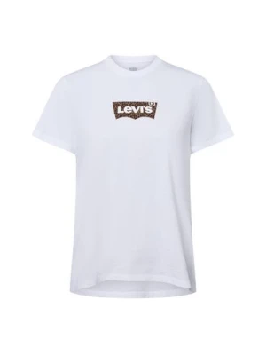 Levi's Koszulka damska Kobiety Bawełna biały nadruk,