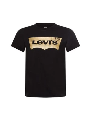 Levi's Koszulka damska Kobiety Bawełna czarny|złoty nadruk,