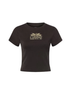 Levi's Koszulka damska Kobiety Bawełna szary jednolity,