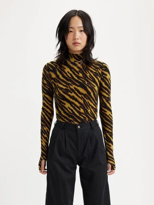 Levi's Koszulka "Mammoth" w kolorze czarno-żółtym rozmiar: S