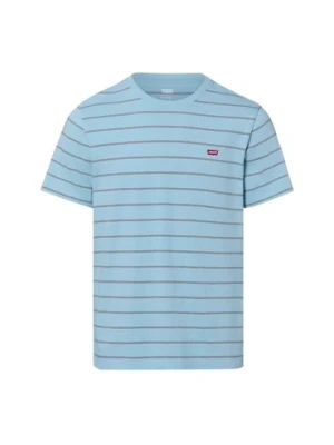 Levi's Koszulka męska Mężczyźni Bawełna niebieski w paski,
