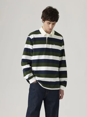 Levi's Koszulka polo w kolorze biało-granatowo-ciemnozielonym rozmiar: XL