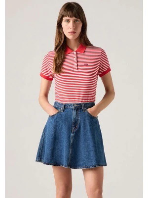 Levi's Koszulka polo w kolorze czerwono-białym rozmiar: XS