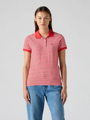 Levi's Koszulka polo w kolorze czerwono-białym rozmiar: S