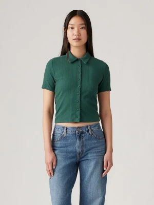 Levi's Koszulka polo w kolorze zielonym rozmiar: L
