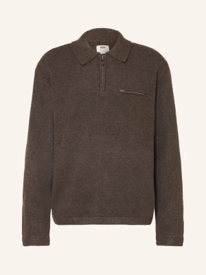 Levi's® Koszulka Polo Z Dzianiny O Luźnym Kroju braun CIEMNOBRĄZOWY