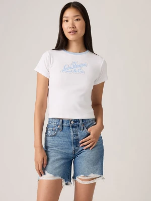 Levi's Koszulka w kolorze biało-błękitnym rozmiar: S