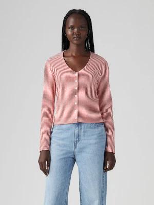 Levi's Koszulka w kolorze biało-czerwonym rozmiar: M