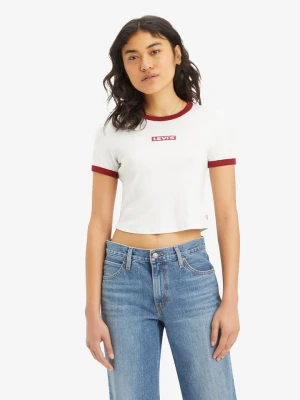 Levi's Koszulka w kolorze biało-czerwonym rozmiar: M
