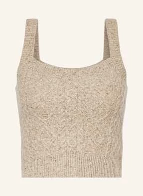 Levi's® Krótki Top Z Dzianiny beige