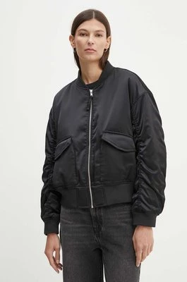 Levi's kurtka bomber damski kolor czarny przejściowa A7262