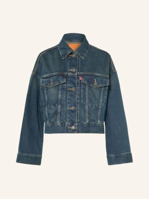 Levi's® Kurtka Dżinsowa Loose Crop Trucker blau 07 Dark Indigo - Worn In