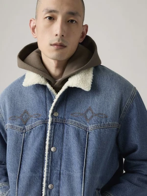 Levi's Kurtka dżinsowa "Western" w kolorze niebieskim rozmiar: L