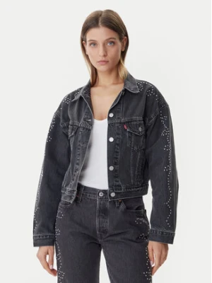 Levi's® Kurtka jeansowa 90s Trucker A9456-0003 Czarny Relaxed Fit