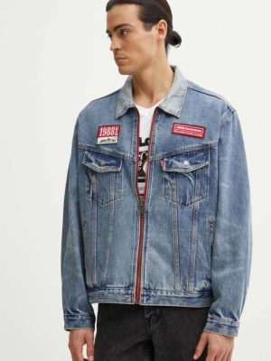 Levi's kurtka jeansowa Levi’s x McLaren męska kolor beżowy przejściowa A8990-0000