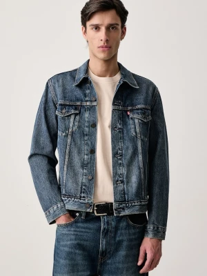 Levi's kurtka jeansowa męska bawełniana niebieski