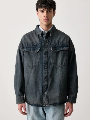 Levi's kurtka jeansowa męska LENOX WESTERN OVERSHIRT niebieski