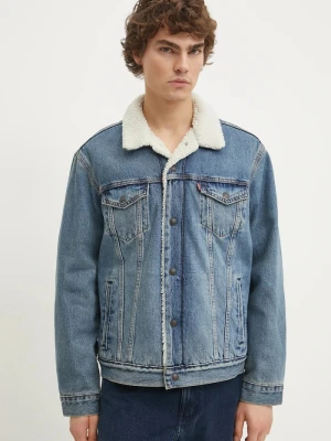 Levi's - Kurtka jeansowa niebieski