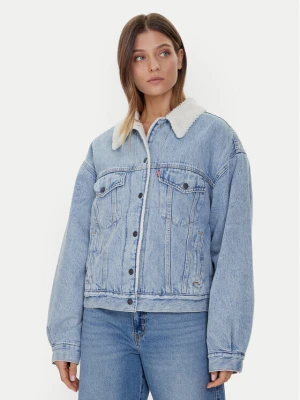Levi'® Kurtka jeansowa Sherpa Trucker 90' A4435-0010 Niebieski Loose Fit Levi's
