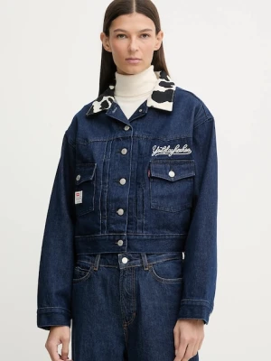Levi's kurtka jeansowa x Toy Story kolor granatowy przejściowa 0034C