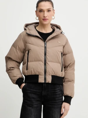 Levi's kurtka kolor beżowy zimowa 003FW