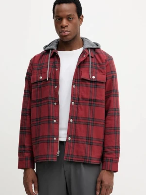 Levi's kurtka kolor bordowy przejściowa 003AZ