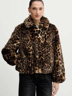 Levi's kurtka kolor brązowy przejściowa oversize 0050B